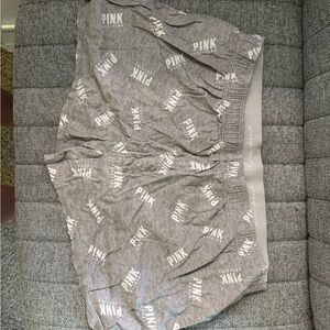 PINK Victoria's Secret Gray Bubble Pajama Set